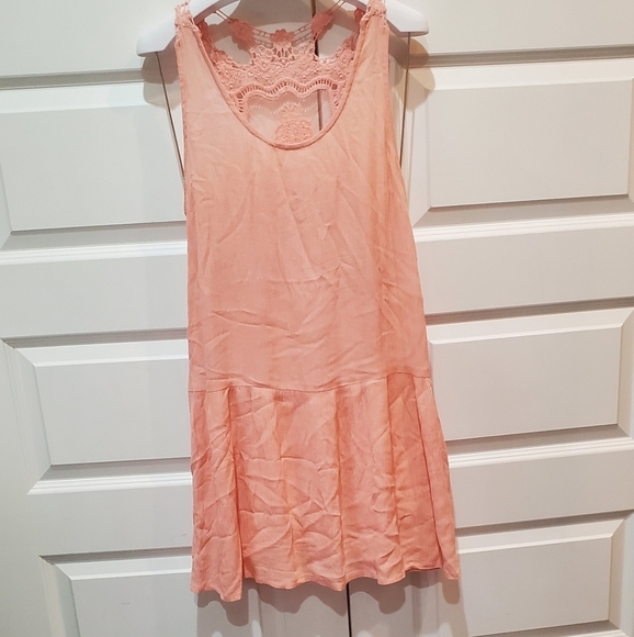 Blu pepper lace blouse pink lace size small women's tunic - Picture 4 of 8